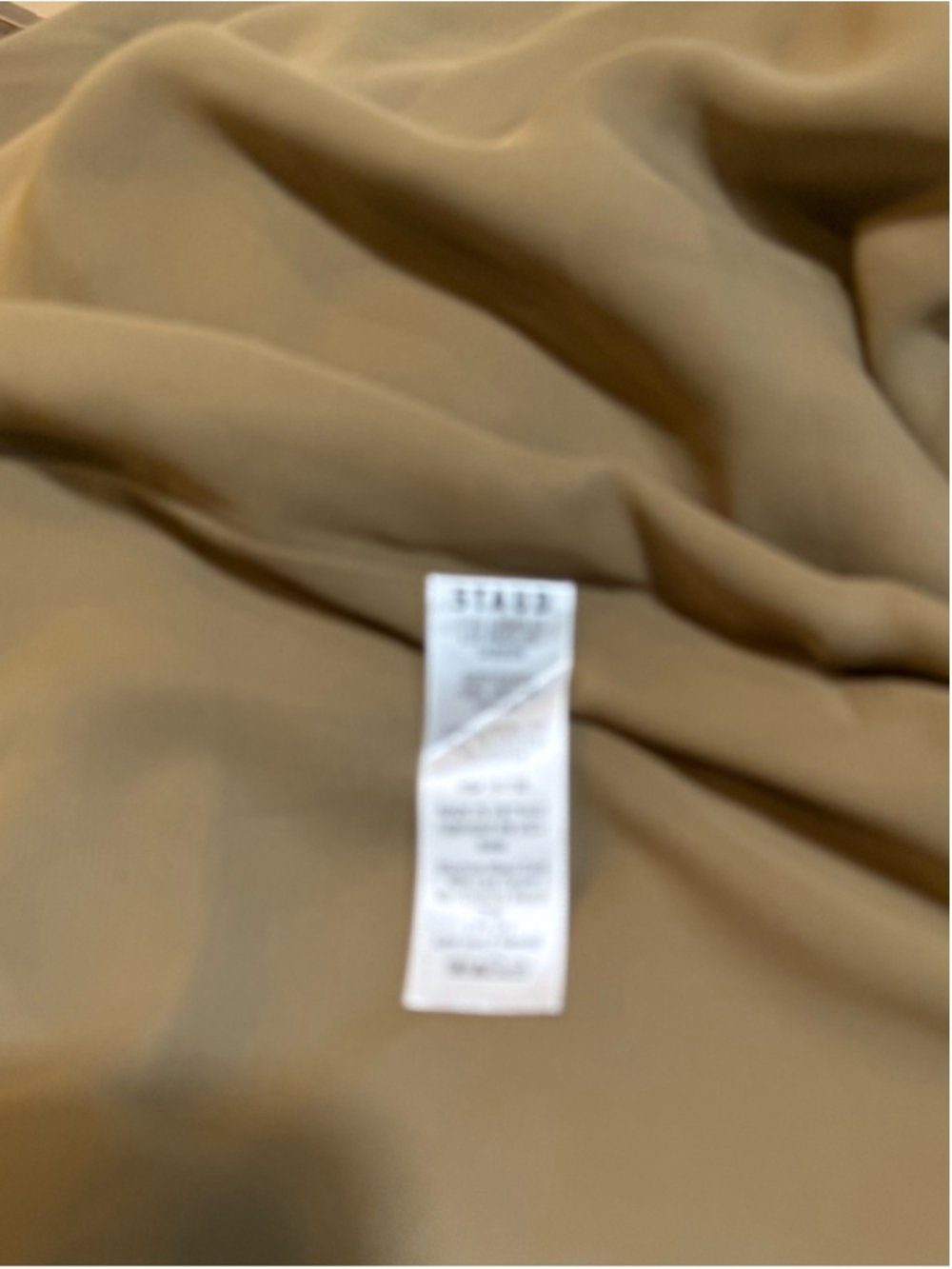 STAUD One-Shoulder Sonya Dress, Caramel - Picture 13 of 13